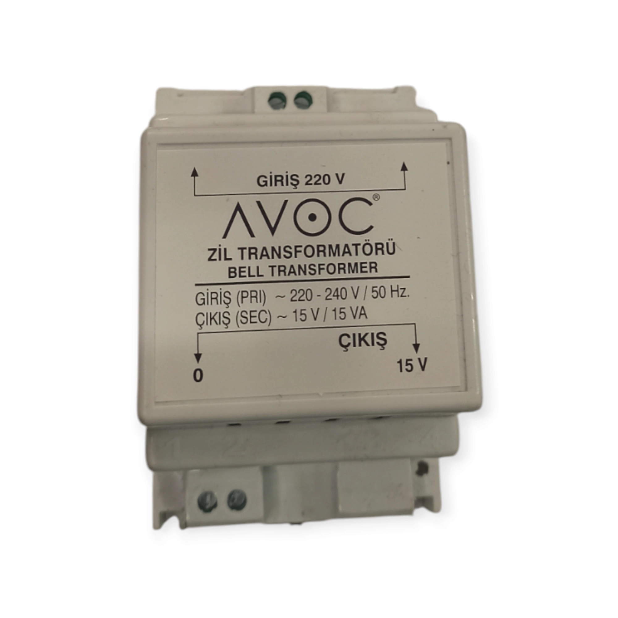 AVOC ZİL TRAFOSU 15V 15W