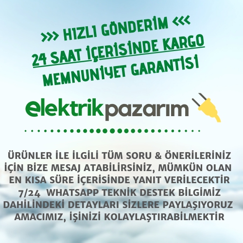 2.5 MM NYA KABLO H07V-U 450/750 V BAKIR TESİSAT KABLO 100 METRE