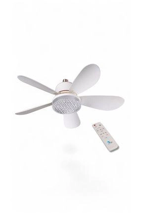 RBR TAVAN VANTİLATÖRLÜ LED AMPUL KRİSTAL FAN LED AMPUL 3 RENK