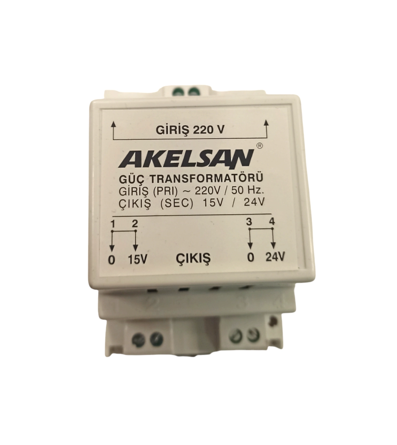 AKELSAN 24V 15W ZİL TRAFOSU - ElektrikPazarım
