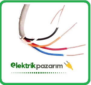 2X2X0.50 2ÇİFT TELEFON KABLOSU BAKIR 10 METRE