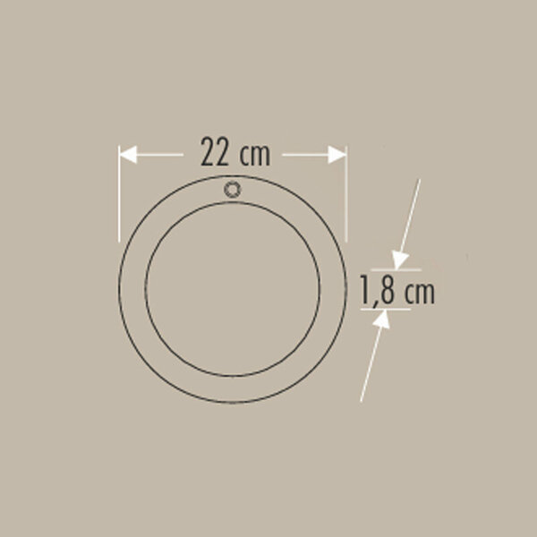 CATA BOLOGNA 20 WATT SIVA ÜSTÜ SENSÖRLÜ LED ARMATÜR BEYAZ IŞIK 