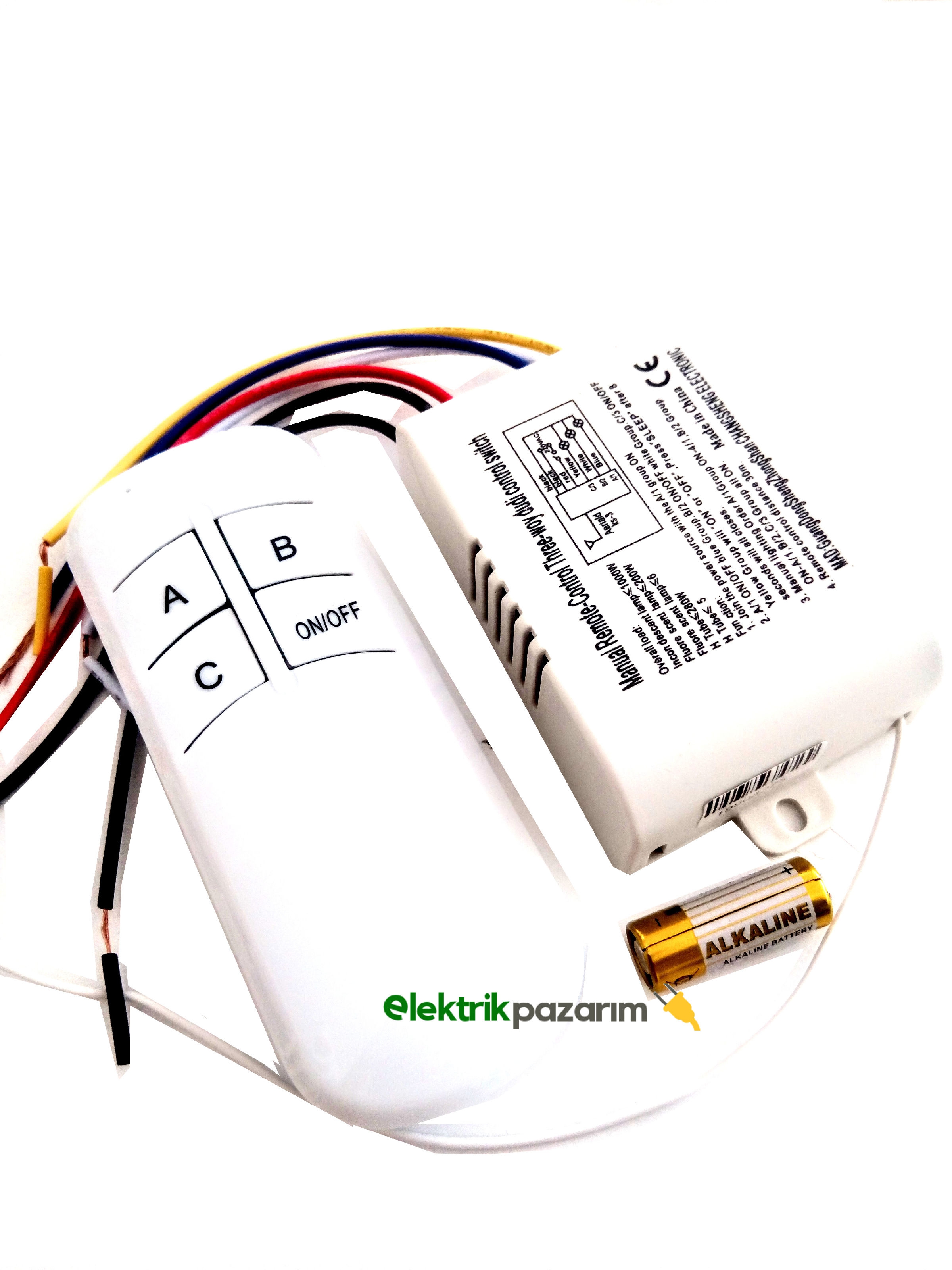 3 KANAL AVİZE KUMANDASI ÜÇLÜ KUMANDA DEVRESİ 1000W (LED 280W)