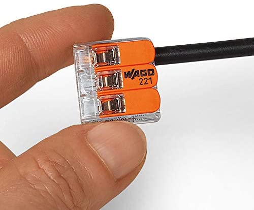 WAGO 221-413 3’LÜ KOMPAKT BUAT KLEMENSİ 0,2 - 4Mm2 X 10 ADET