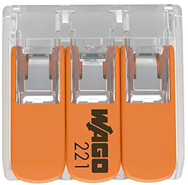 WAGO 221-413 3’LÜ KOMPAKT BUAT KLEMENSİ 0,2 - 4Mm2 X 10 ADET