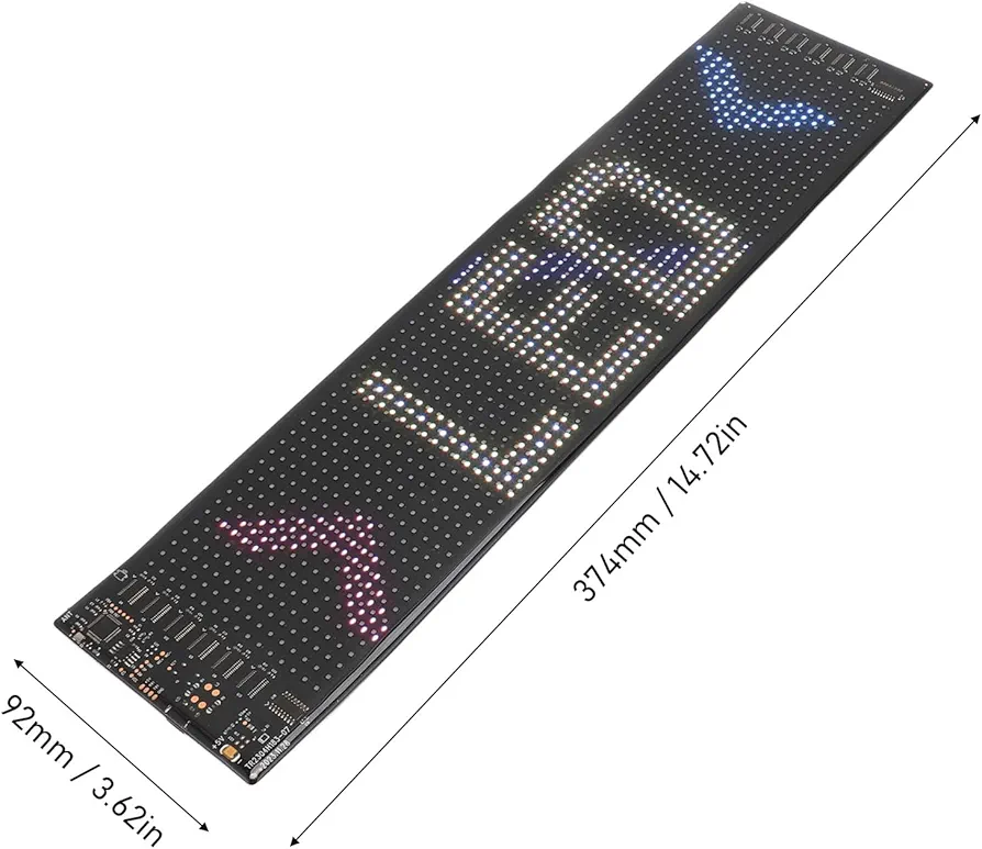 Cata CT-4568 Esnek LED Matrix Panel - Mobil Uygulama Destekli Kayan Yazı Tabela (5V Bluetooth)