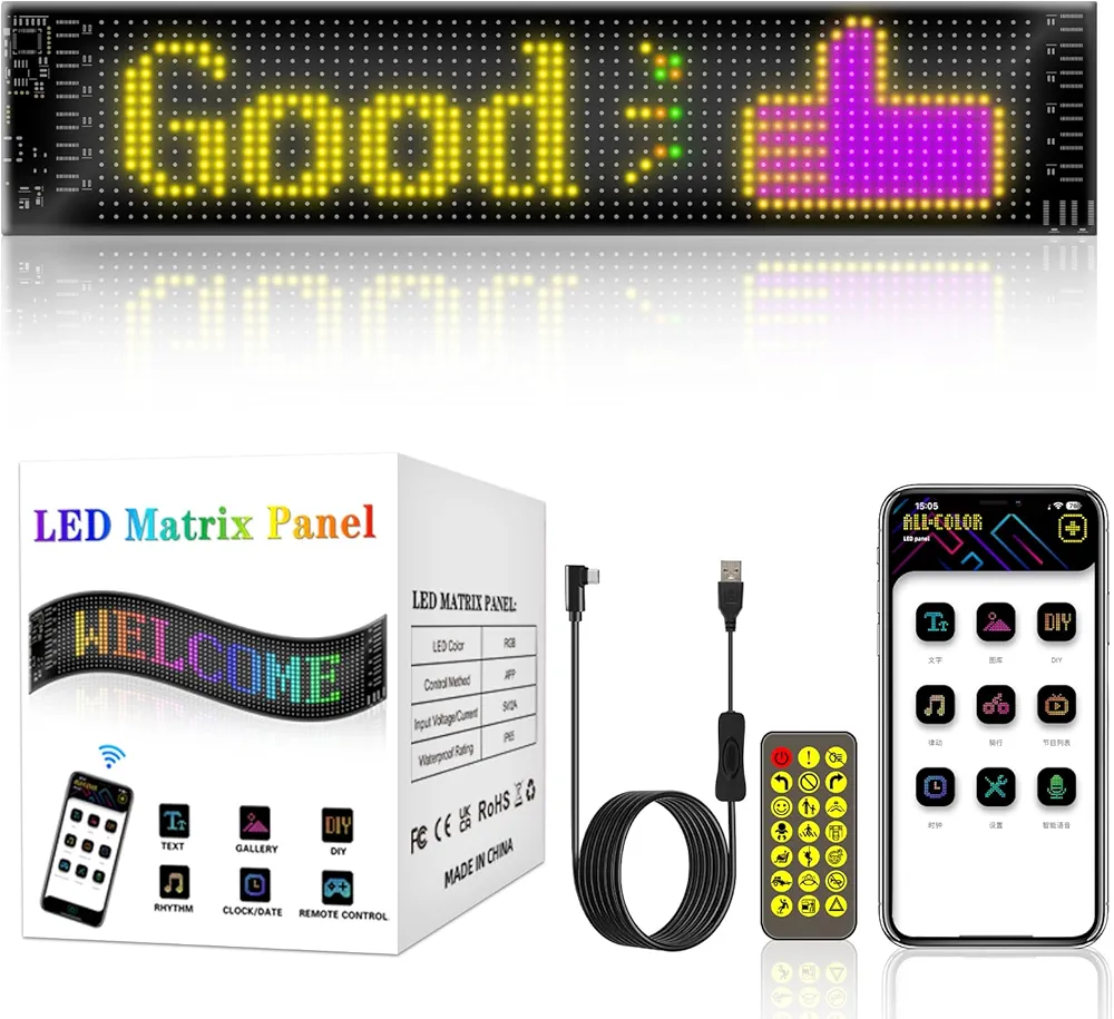 Cata CT-4568 Esnek LED Matrix Panel - Mobil Uygulama Destekli