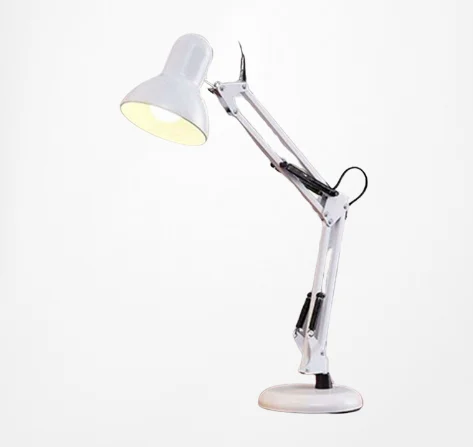 NİSA LUCE AKROBAT MASA LAMBASI BEYAZ E27 DUYLU