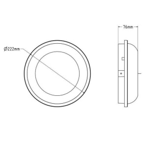 HOROZ ARTOS-20 BEYAZ IŞIK 6400K IP65 NEMLİYER LED ARMATÜR 400-002-128