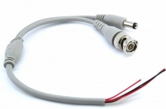 BNC POWER ADAPTÖR GÜVENLİK KABLOSU HAZIR KAMERA UCU 10 ADET 