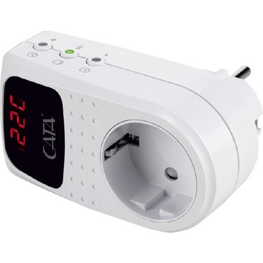 CATA CT-9187 PRİZ REGÜLATÖR VOLTAJ KORUMA LED EKRANLI