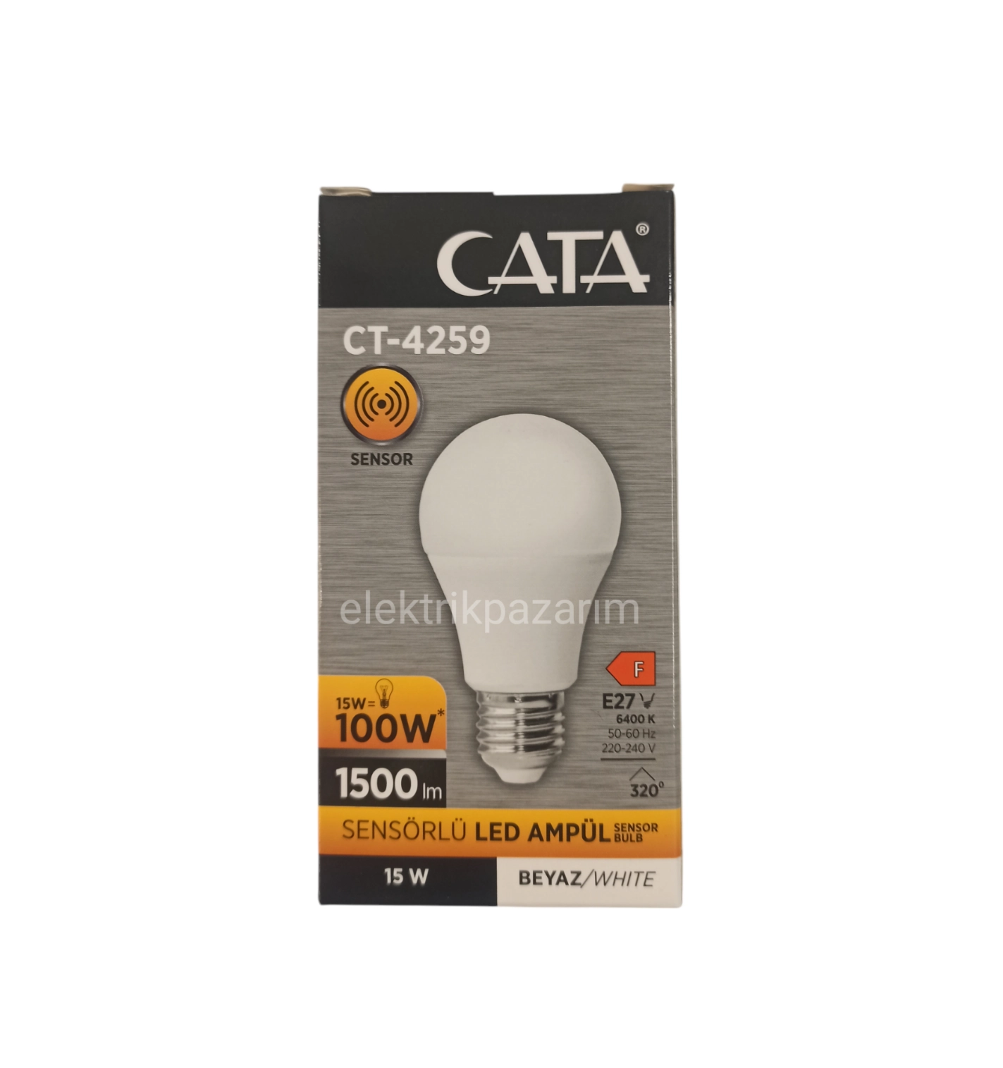 CATA 15 WATT RADAR SENSÖRLÜ LED AMPUL 6400K BEYAZ 