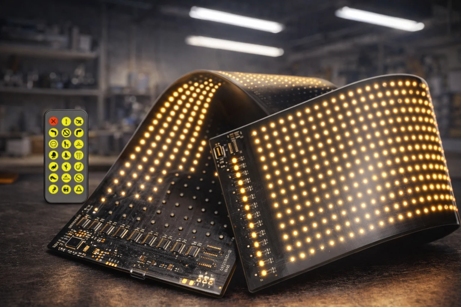 Cata CT-4568 Esnek LED Matrix Panel - Mobil Uygulama Destekli Kayan Yazı Tabela (5V Bluetooth)