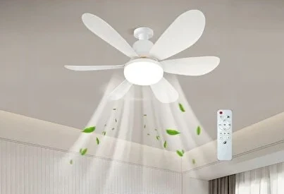 CATA LODOS TAVAN VANTİLATÖRLÜ LED AMPUL FAN LED AMPUL 3 RENK KUMANDALI YENİ TİP