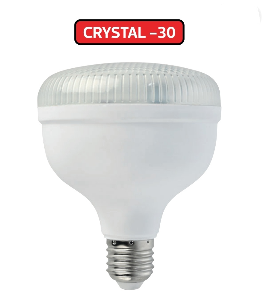 HOROZ%20CRYSTAL%2030%2030W%20KRİSTAL%20LED%20AMPUL%20BEYAZ%206400K%20TEZGAH%20AYDINLATMA