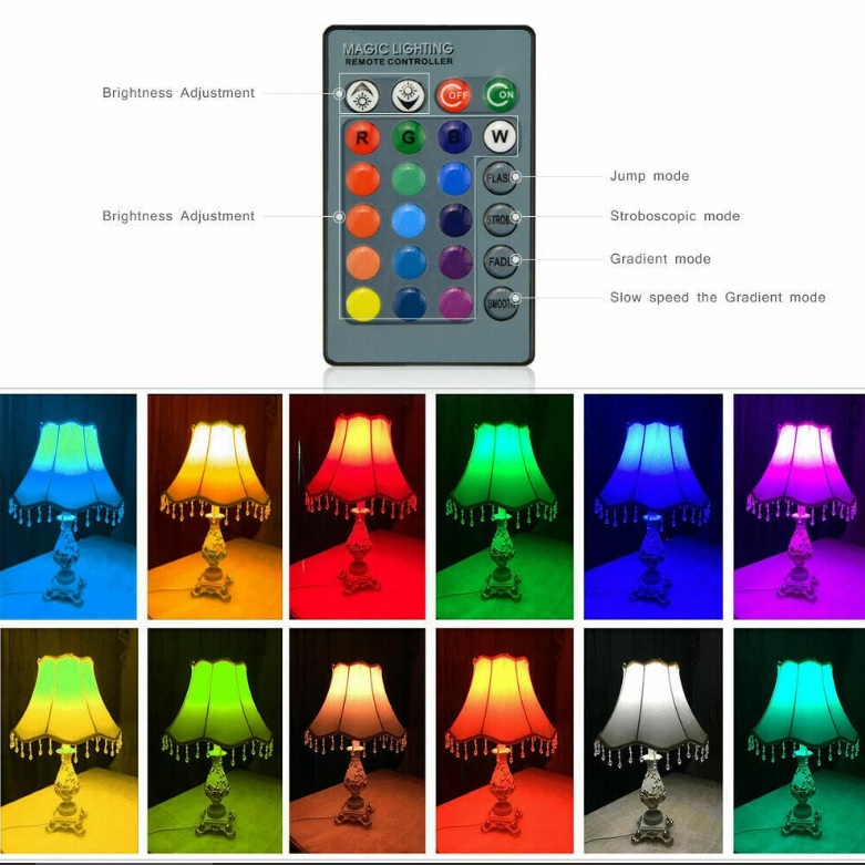 CATA CT-4058 RGB AMPUL KUMANDALI E27 9 WATT