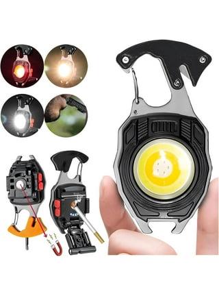 KEYCHAIN LED ANAHTARLIK ÇOK AMAÇLI IŞILDAK ŞARJLI ÇAKMAKLI EL FENERİ KAMP LAMBASI