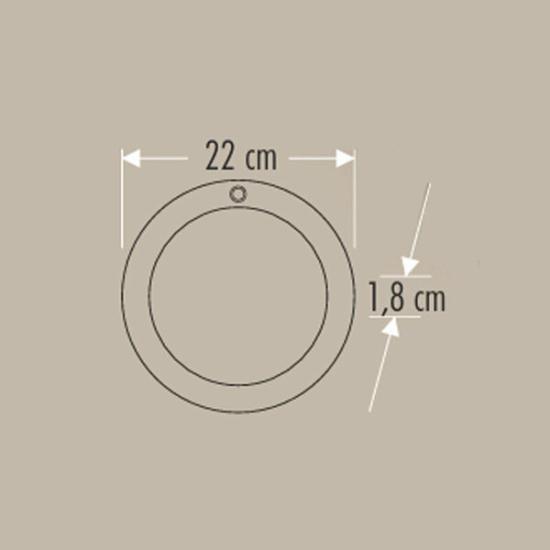 CATA BOLOGNA 20 WATT SIVA ÜSTÜ SENSÖRLÜ LED ARMATÜR BEYAZ IŞIK 