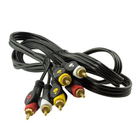 3 RCA + 3 RCA 1.5 METRE KABLO TOS-TOS GÖRÜNTÜ VE SES AKTARIM KABLOSU