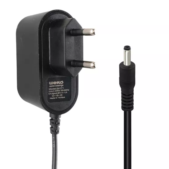 9 VOLT 1 AMPER PRİZ TİPİ ADAPTÖR 9V 1A