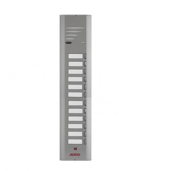AUDIO TEK SIRA 12 BUTONLU 12 Lİ HOPARLÖRLÜ KONUŞMALI ZİL PANELİ 