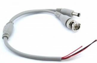 BNC POWER ADAPTÖR GÜVENLİK KABLOSU HAZIR KAMERA UCU 10 ADET 