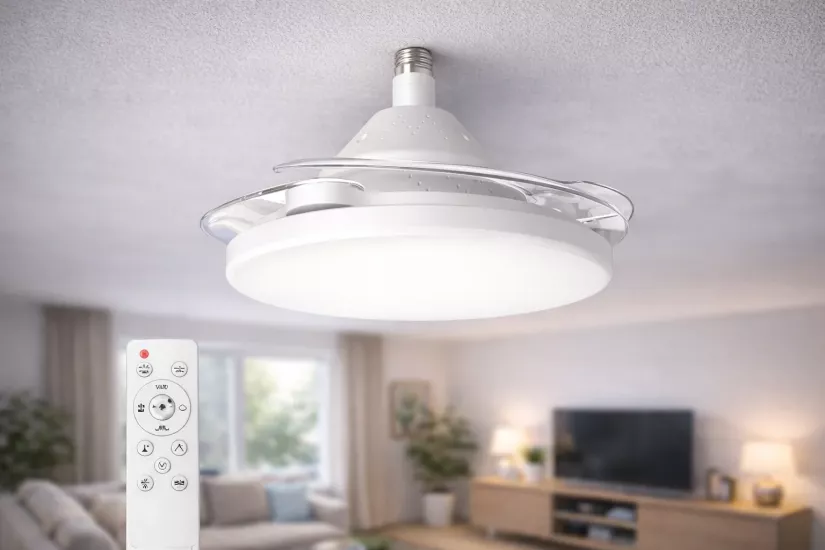 CATA DOLUNAY HAYALET PERVANELİ LED AMPUL FAN LED AMPUL 3 RENK 