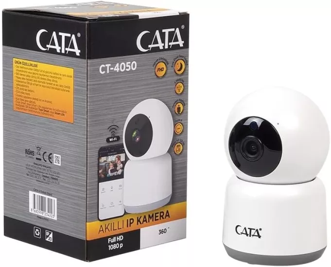 CATA CT-4050 AKILLI IP KAMERA WIFI SD KART DESTEKLİ