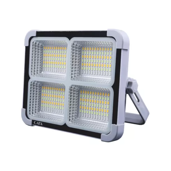 TAŞINABİLİR POWERBANKLI SOLAR LED PROJEKTÖR BEYAZ-GÜNIŞIĞI ÇAKARLI LED 200W