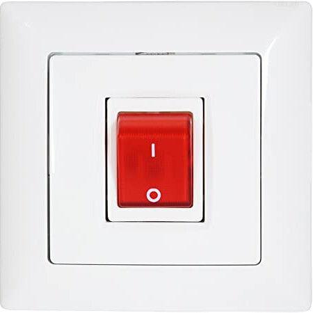 GÜNSAN VİSAGE BEYAZ BOILER ANAHTAR-ISITICI ANAHTARI SIVA ALTI ANKASTRE