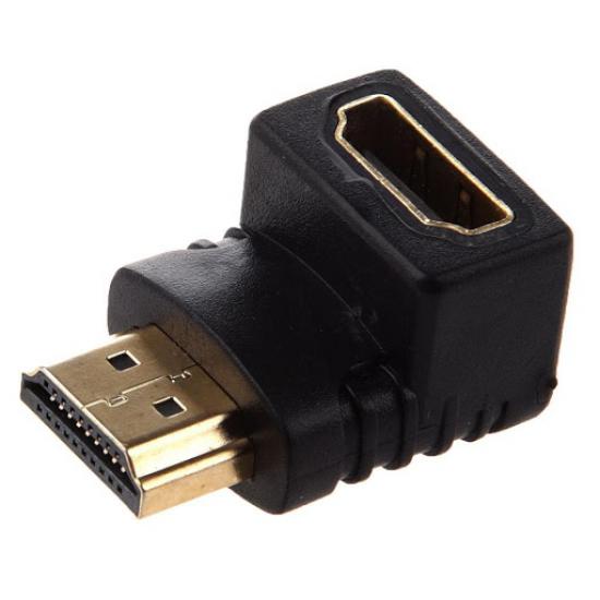 HDMI KÖŞE APARATI GOLD RENK ERKEK - DİŞİ