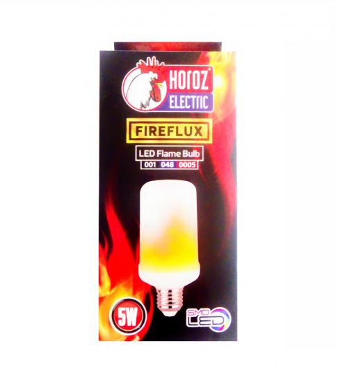 HOROZ FIREFLUX ALEVLİ LED AMPUL, ATEŞ EFEKTLİ LED LAMBA E27 DUYLU 001-048-0005