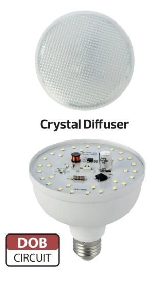 HOROZ CRYSTAL 40 40W KRİSTAL LED AMPUL BEYAZ 6400K TEZGAH AYDINLATMA