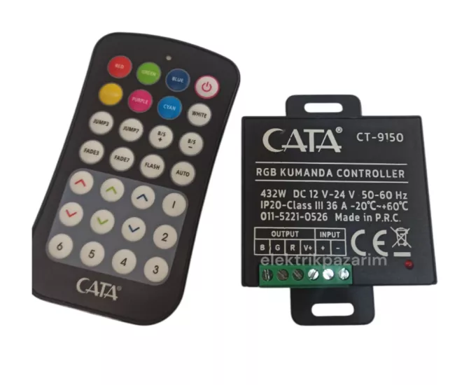 CATA RGB LED KUMANDASI 36 AMPER RF RGB LED CONTROLLER