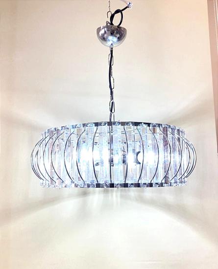 ÜÇLÜ KROM KAPLAMA KRİSTAL TAŞLI AVİZE 3 LÜ (AMPUL HARİÇTİR)