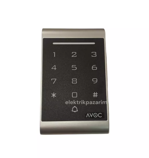 AVOC P150 ŞİFRELİ VE KARTLI GEÇİŞ PANELİ (RFID MANYETİK ANAHTARLIK GEREKLİDİR)
