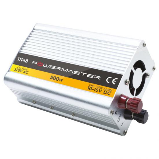 POWERMASTER 500W MODİFİYE SİNÜS İNVERTÖR 12V 220V DÖNÜŞTÜRÜCÜ