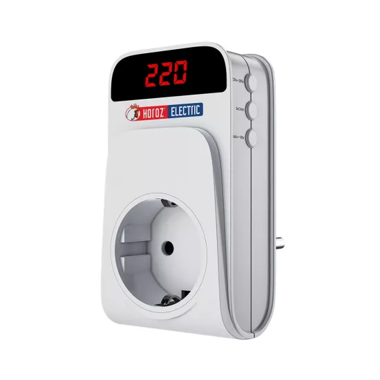 HOROZ PROTEX-R AKIM KORUMALI PRİZ DİJİTAL GÖSTERGELİ