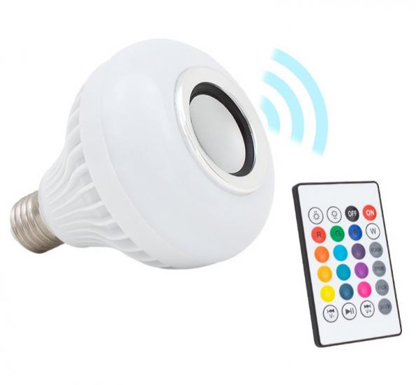 BLUETOOTH HOPARLÖRLÜ RGB KUMANDALI LED AMPUL