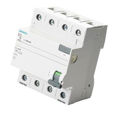 SIEMENS KAÇAK AKIM RÖLESİ 4X63A 30MA