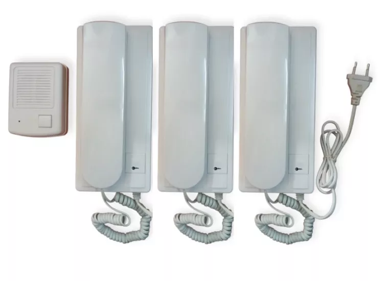 BOÇİ ÜÇLÜ VİLLA SET KONUŞMALI ZİL SİSTEMİ TAK ÇALIŞTIR TRAFO GEREKTİRMEZ