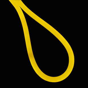 AMBER NEON LED 1 METRE IP65 220 VOLT  8X16 MM